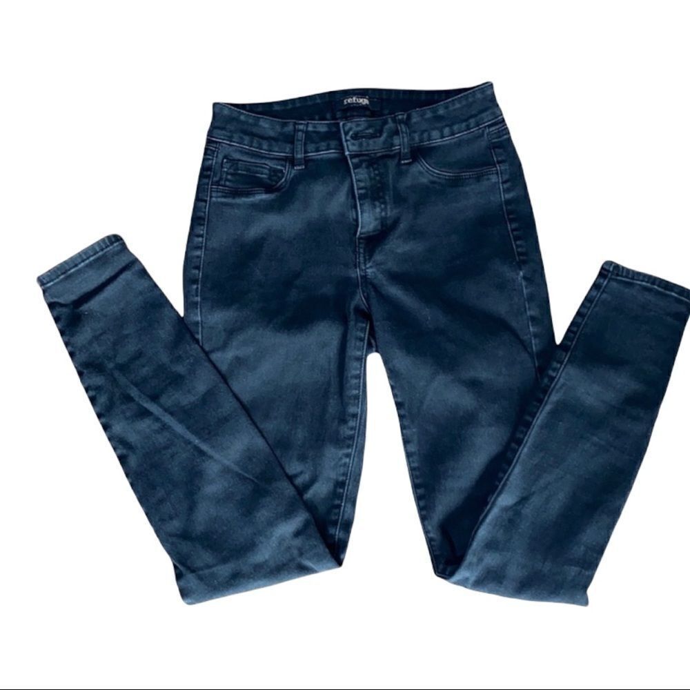WOMENS Black Refuge Jeans Size 4